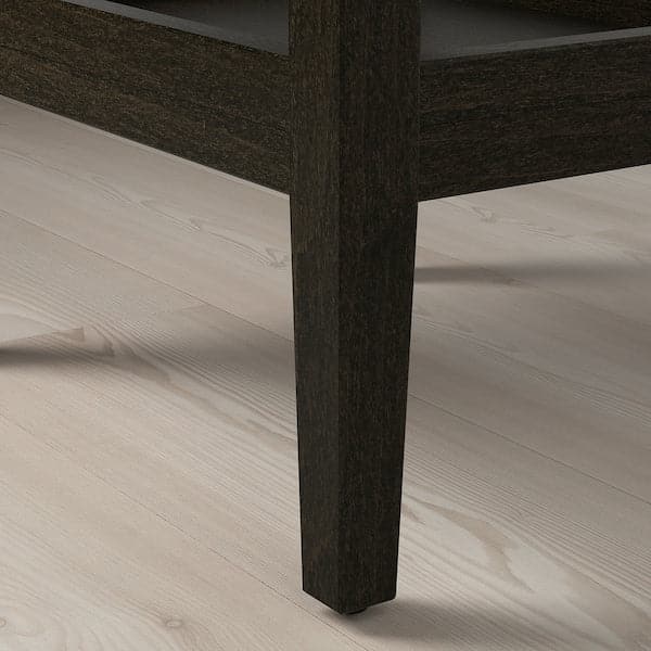Ikea IDANÄS - Side table, dark brown stained, 46x36 cm