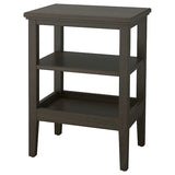 IDANÄS side table, dark brown stained, 46x36 cm