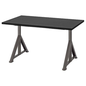 Ikea IDÅSEN Desk - black/dark gray 120x70 cm , 120x70 cm