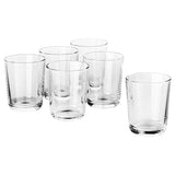 IKEA 365+ glass, clear glass, 20 cl, 6 pack