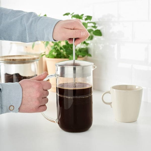 Ikea IKEA 365+ - Coffee/tea maker, clear glass/stainless steel, 1 l