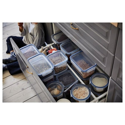 Ikea IKEA 365+ - Food container with lid, rectangular/plastic, 1.0 l