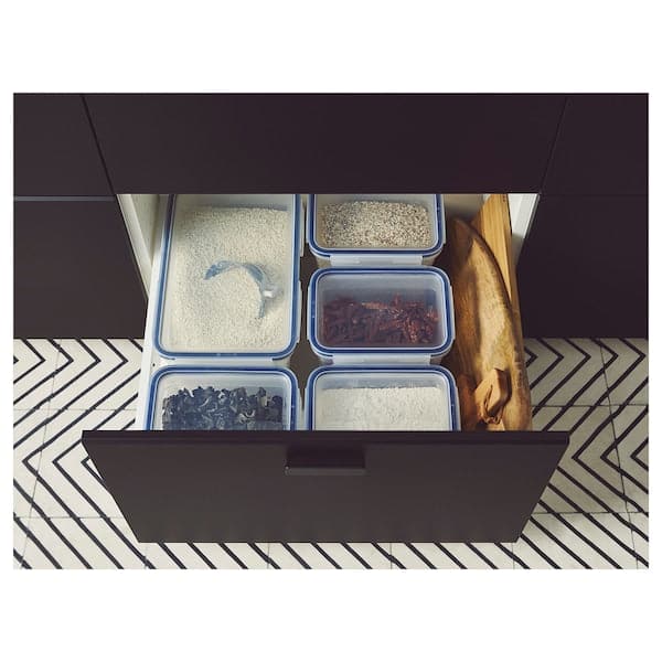 Ikea IKEA 365+ - Food container with lid, rectangular/plastic, 4.2 l