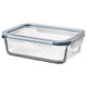 IKEA 365+ food container with lid, rectangular glass/plastic, 1.0 l