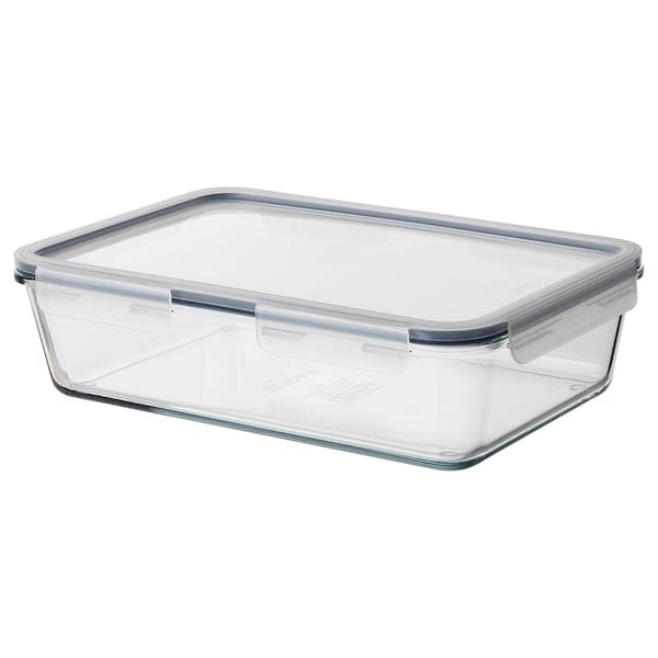 IKEA 365+ - Food container with lid, rectangular/glass plastic, 3.1 l - best price from Maltashopper.com 19276777