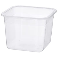 IKEA 365+ food container, square/plastic, 1.4 l