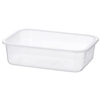 IKEA 365+ food container, rectangular/plastic, 1.0 l