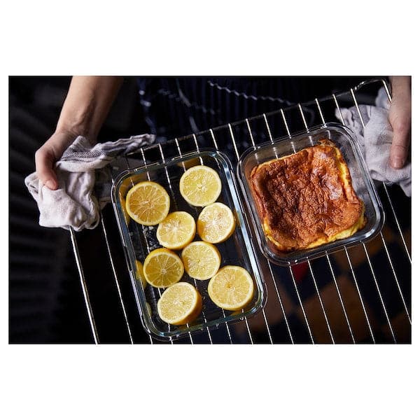 IKEA 365+ - Food container, rectangular/glass, 1.0 l - best price from Maltashopper.com 70359199