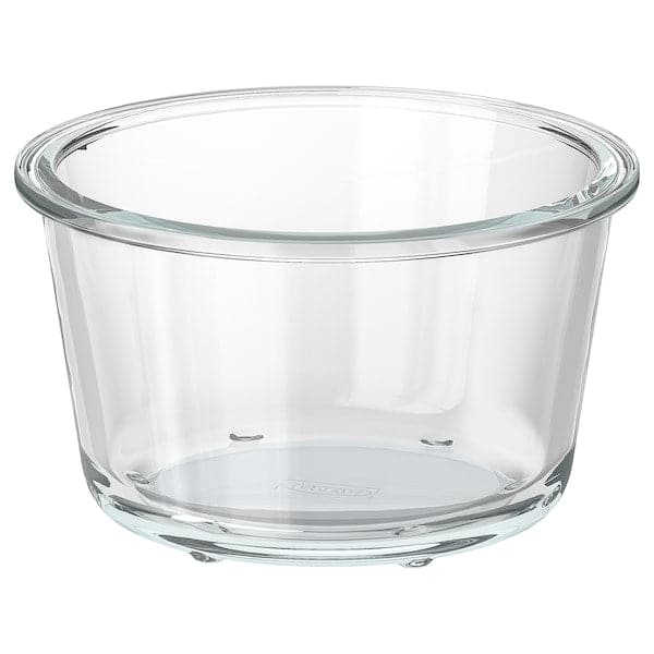 Ikea IKEA 365+ - Food container, round/glass, 600 ml