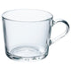 IKEA 365+ mug, clear glass, 24 cl