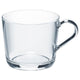 IKEA 365+ mug, clear glass, 36 cl