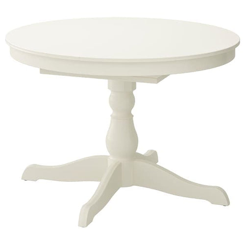 INGATORP - Extendable table, white, 110/155 cm