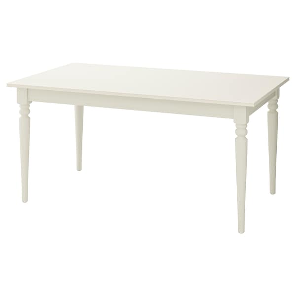 INGATORP - INGATORP Extendable table, white, 155/215x87 cm