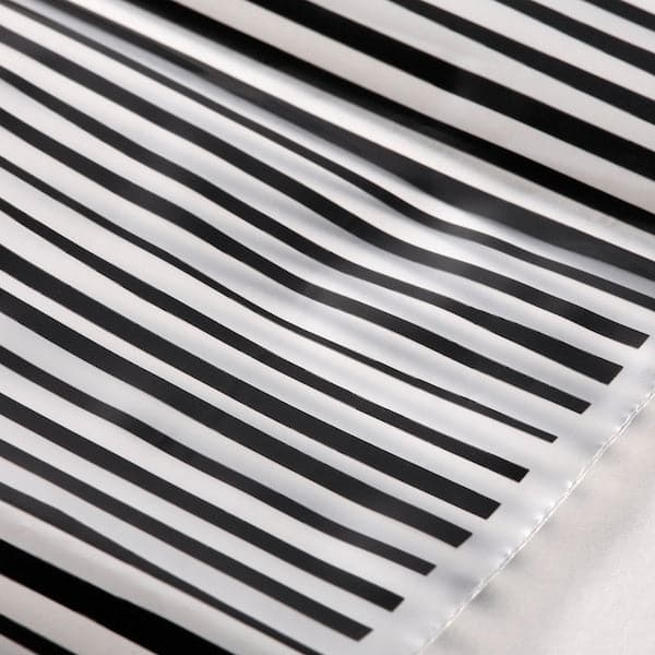 Ikea ISTAD - Resealable bag, patterned black/yellow, 2.5/1.2 l