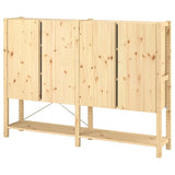 IVAR 2 sections/shelves/cabinet, pine, 174x30x124 cm