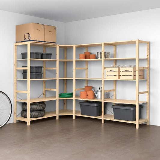 Ikea IVAR - 4 sections/corner, pine, 249/164x50x179 cm