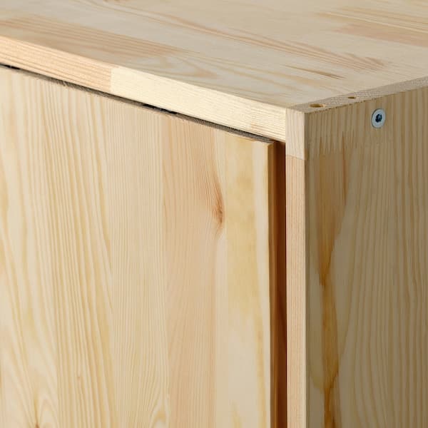 IVAR - Cabinet with sliding doors, pine, 80x30x60 cm - best price from Maltashopper.com 00494394