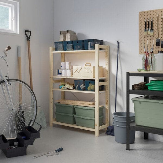 Ikea IVAR - Shelving unit, pine, 89x30x124 cm