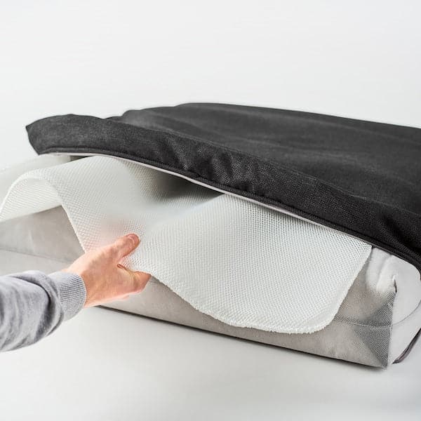 Ikea JÄRPÖN Seat cushion lining - anthracite outdoor 62x62 cm ,