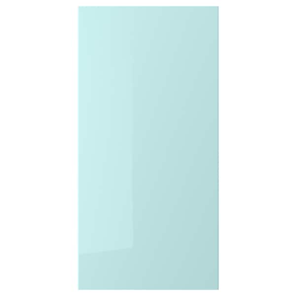 JÄRSTA - Door, high-gloss light turquoise, 40x80 cm - best price from Maltashopper.com 10469983