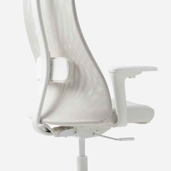 JÄRVFJÄLLET Office chair with armrests - Grann white , - best price from Maltashopper.com 40521852