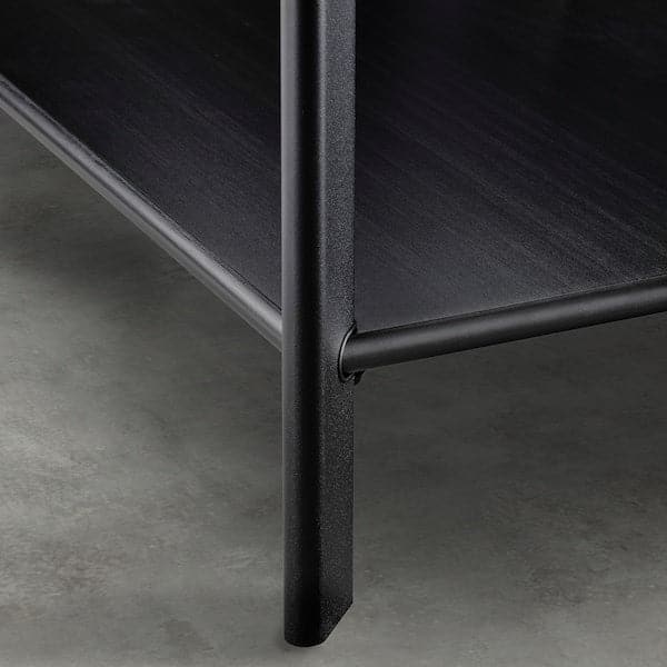 Ikea JÄTTESTA - Shelving unit, black, 120x85 cm