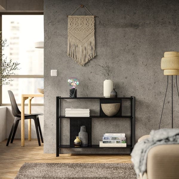 Ikea JÄTTESTA - Side table, black, 95x30 cm