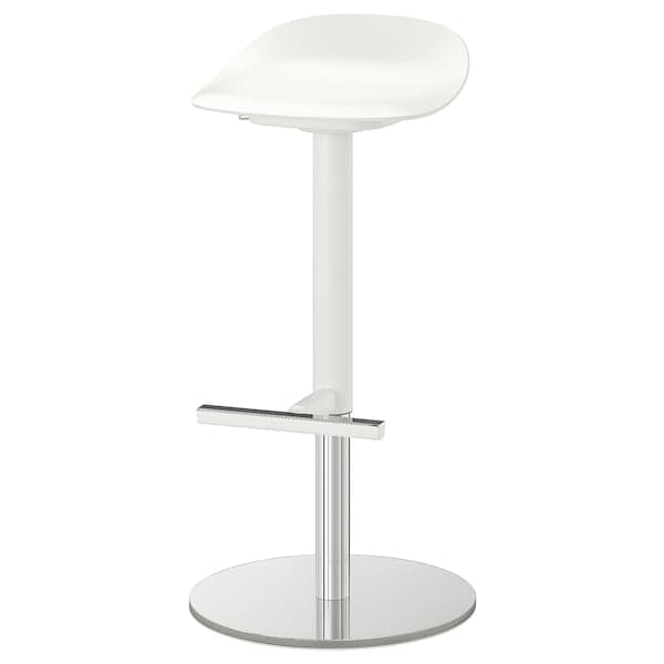 Ikea JANINGE - Bar stool, white, 76 cm