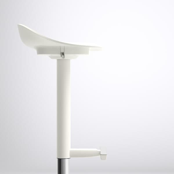 Ikea JANINGE - Bar stool, white, 76 cm