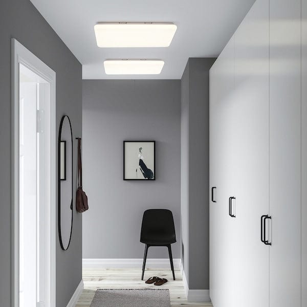 Ikea JETSTRÖM - LED ceiling panel, smart adjustable light intensity/white spectrum,60x60 cm