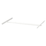 JONAXEL adjustable clothes rail, white, 46-82 cm