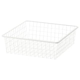 JONAXEL wire basket, white, 50x51x15 cm
