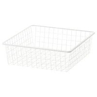 JONAXEL - Wire basket, white, 50x51x15 cm - best price from Maltashopper.com 40419963