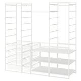 JONAXEL wardrobe combination, white, 173x51x173 cm