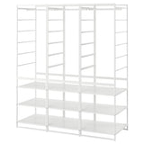 JONAXEL wardrobe combination, white, 148x51x173 cm