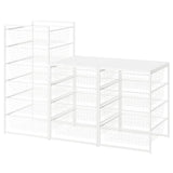 JONAXEL storage combination, white, 148x51x104 cm