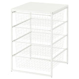 JONAXEL storage combination, white, 50x51x70 cm
