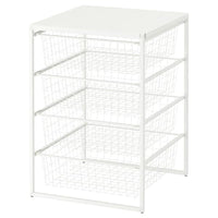 JONAXEL storage combination, white, 50x51x70 cm