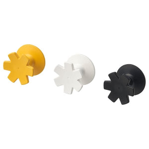 Ikea JORDBORR - Hook, self-adhesive, snowflake/multicolour