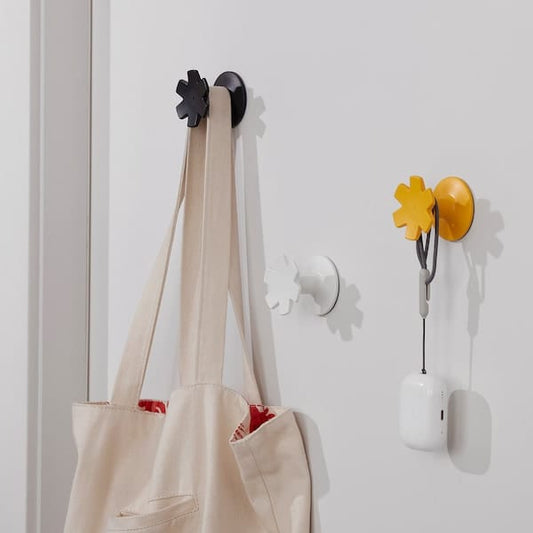 Ikea JORDBORR - Hook, self-adhesive, snowflake/multicolour