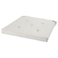 JUSTINA chair pad, natural, 42/35x40x4 cm