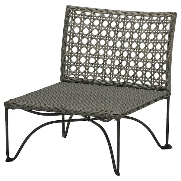 Ikea JUTHOLMEN - One-seat section, outdoor, dark grey-brown