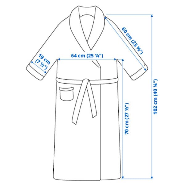 KÄRRFIBBLA - Accappatoio, beige, L/XL , - best price from Maltashopper.com 70552210