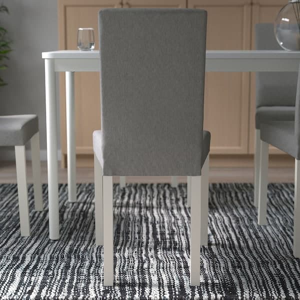 KÄTTIL Chair - white/Knisa light grey , - best price from Maltashopper.com 60500325