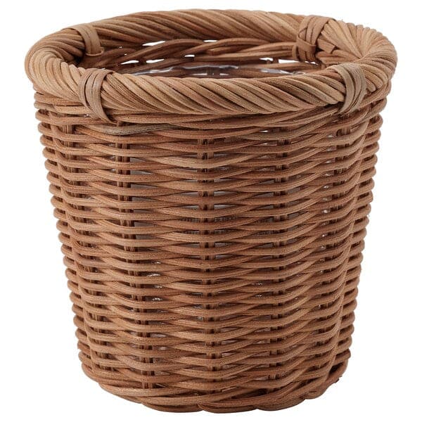 Ikea KAKTUSFIKON - Plant pot, rattan, 12 cm