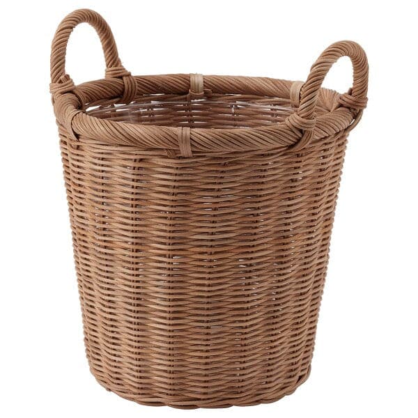 Ikea KAKTUSFIKON - Plant pot, rattan, 24 cm