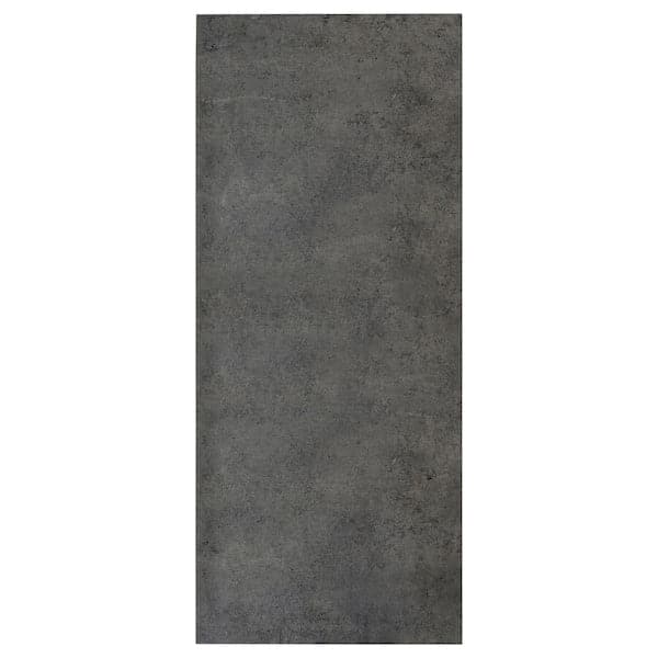 KALHYTTAN door, dark grey concrete effect, 40x100 cm