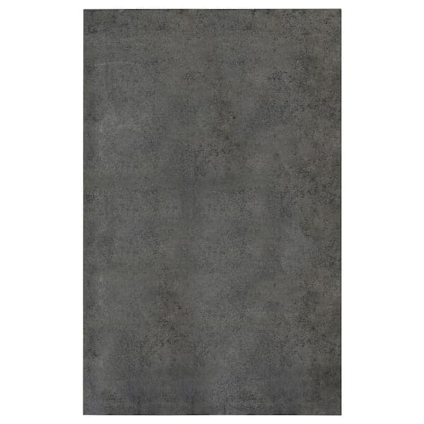 KALHYTTAN door, dark grey concrete effect, 60.0x99.7 cm