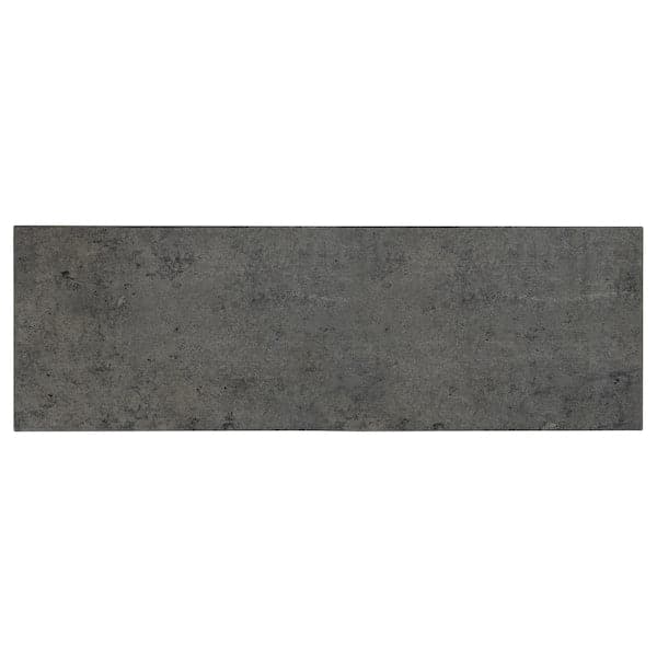 KALHYTTAN drawer front, dark grey concrete effect, 60x19.7 cm