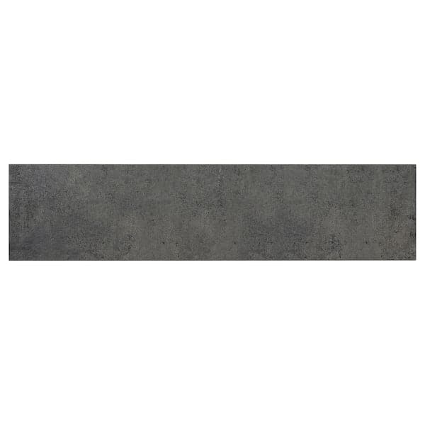 KALHYTTAN drawer front, dark grey concrete effect, 80x19.7 cm